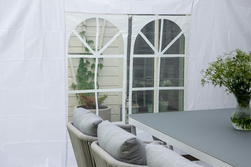 Easy Up Paviljong 295x295 cm - Vit - Utemöbler - Solskydd - Paviljonger - Komplett paviljong