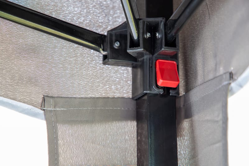 Easy Up Paviljong 295x295 cm - Vit/brun - Utemöbler - Solskydd - Paviljonger - Komplett paviljong