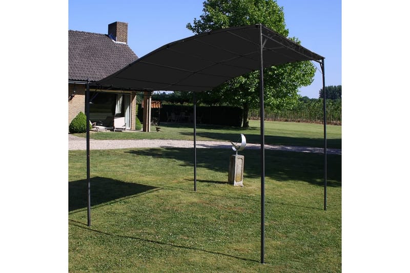 Paviljong 3x2,5 m antracit - Grå - Utemöbler - Solskydd - Paviljonger - Komplett paviljong