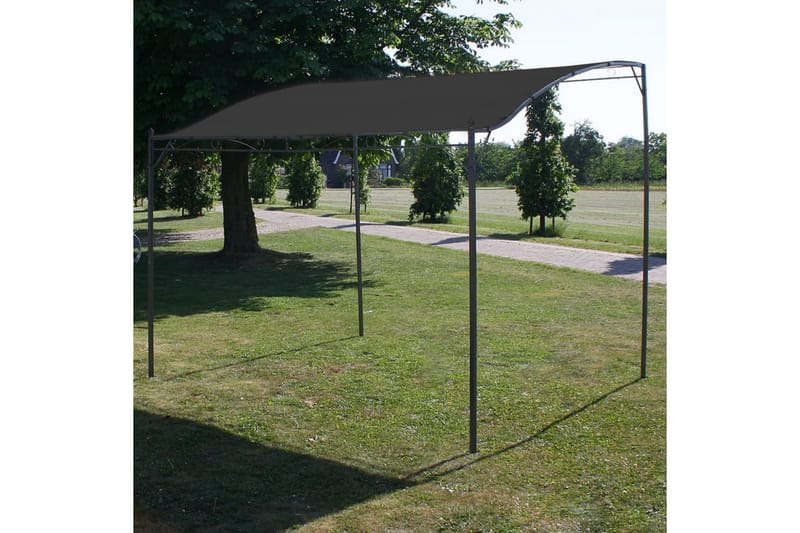 Paviljong 3x2,5 m antracit - Grå - Utemöbler - Solskydd - Paviljonger - Komplett paviljong