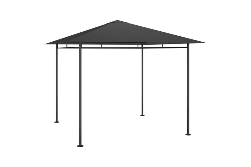 Paviljong 3x3x2,7 m antracit 180 g/m² - Grå - Utemöbler - Solskydd - Paviljonger - Komplett paviljong