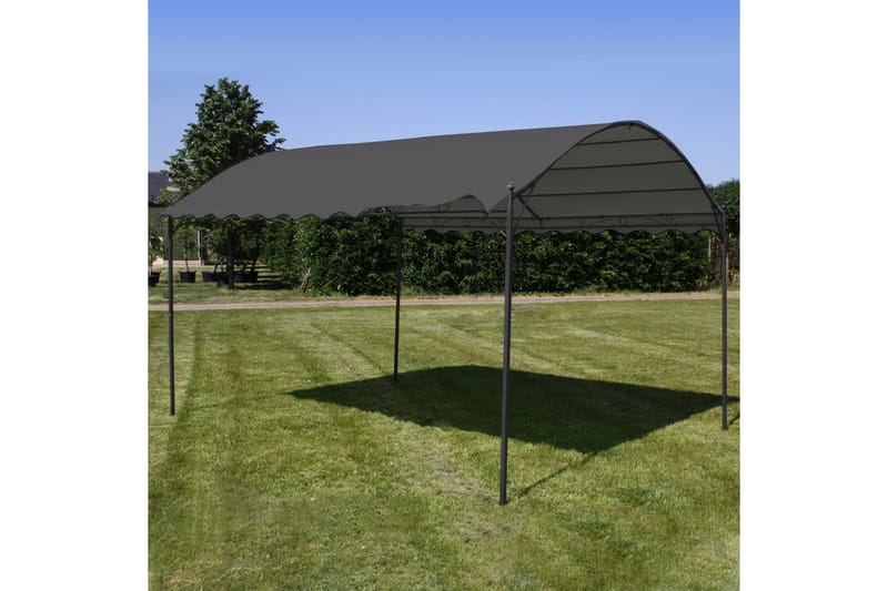 Paviljong 3x4 m antracit - Grå - Utemöbler - Solskydd - Paviljonger - Komplett paviljong