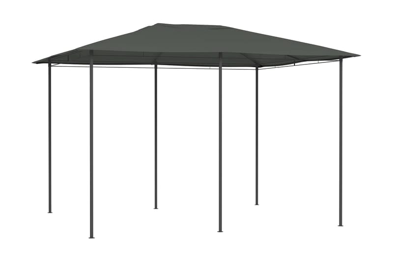 Paviljong 3x4x2,6 m antracit 160 g/m² - Grå - Utemöbler - Solskydd - Paviljonger - Komplett paviljong