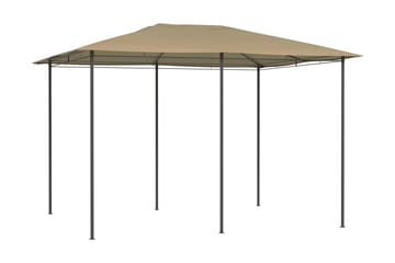 Paviljong 3x4x2,6 m taupe 160 g/m²