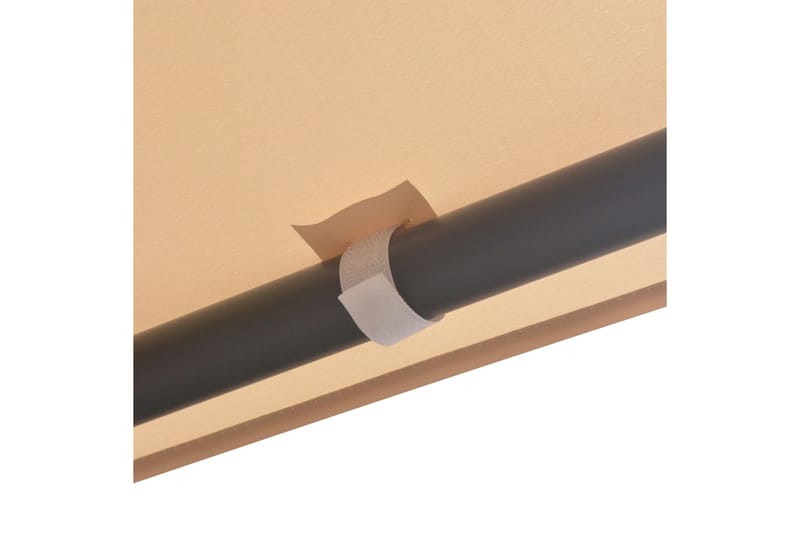 Paviljong 4x4 m stål beige - Beige - Utemöbler - Solskydd - Paviljonger - Komplett paviljong