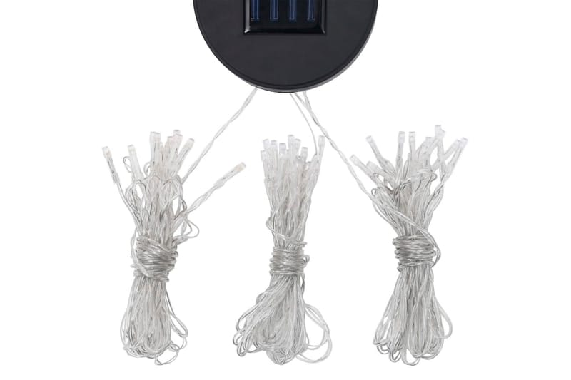 Paviljong med gardin & ljusslinga LED 3x3 cm antracit alumin - Grå - Utemöbler - Solskydd - Paviljonger - Komplett paviljong