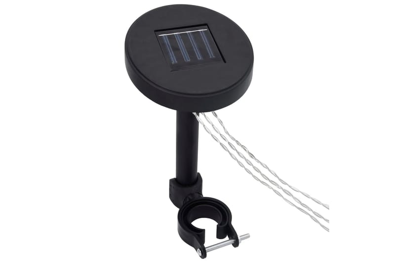 Paviljong med gardin & ljusslinga LED 3x3 cm antracit alumin - Grå - Utemöbler - Solskydd - Paviljonger - Komplett paviljong