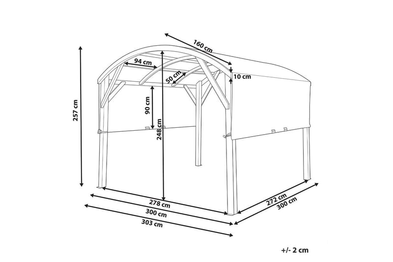 Lusthus Scopello - Utemöbler - Solskydd - Paviljonger - Komplett paviljong