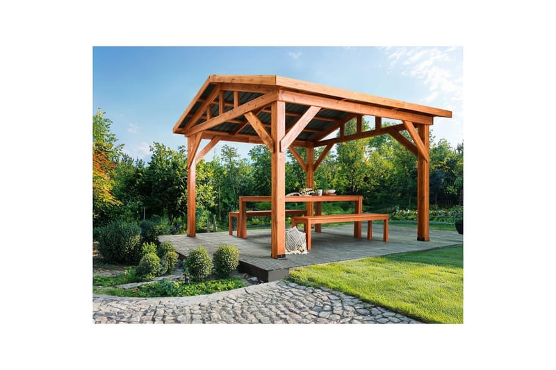 Lusthus Secchia - Utemöbler - Solskydd - Paviljonger - Komplett paviljong