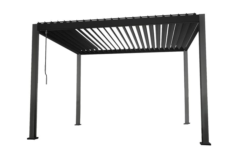 Mirador Paviljong 300x400xK250 cm Mörkgrå - Utemöbler - Solskydd - Paviljonger - Paviljong med tak