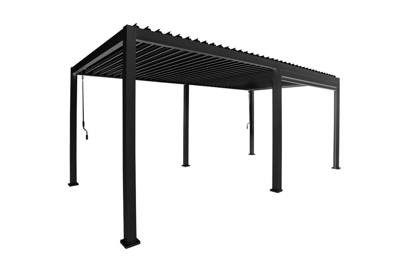 MIRADOR Paviljong 3x6xH2,5m Mör kgrå - Paviljong med tak - Grilltält