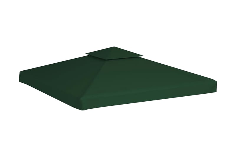 Paviljongtak 310 g/m² 3x3 m grön - Paviljongtak