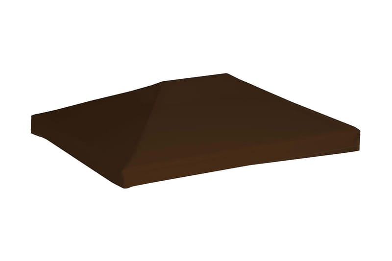 Paviljongtak 310 g/m² 3x4 m brun - Paviljongtak