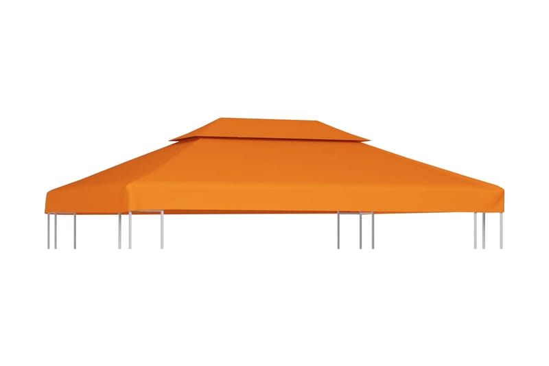 Paviljongtak 310 g/m² 3x4 m orange - Orange - Paviljongtak