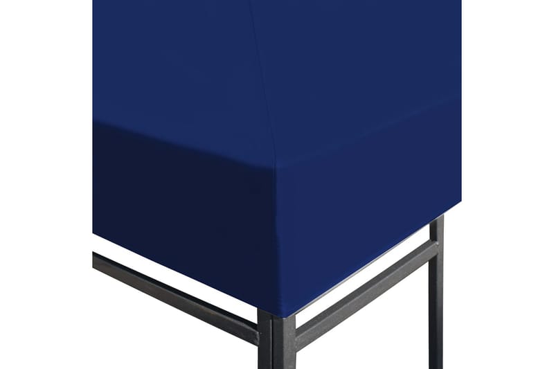 Paviljongtak 310 g/m² 4x3 m blå - Blå - Utemöbler - Solskydd - Paviljonger - Paviljongtak