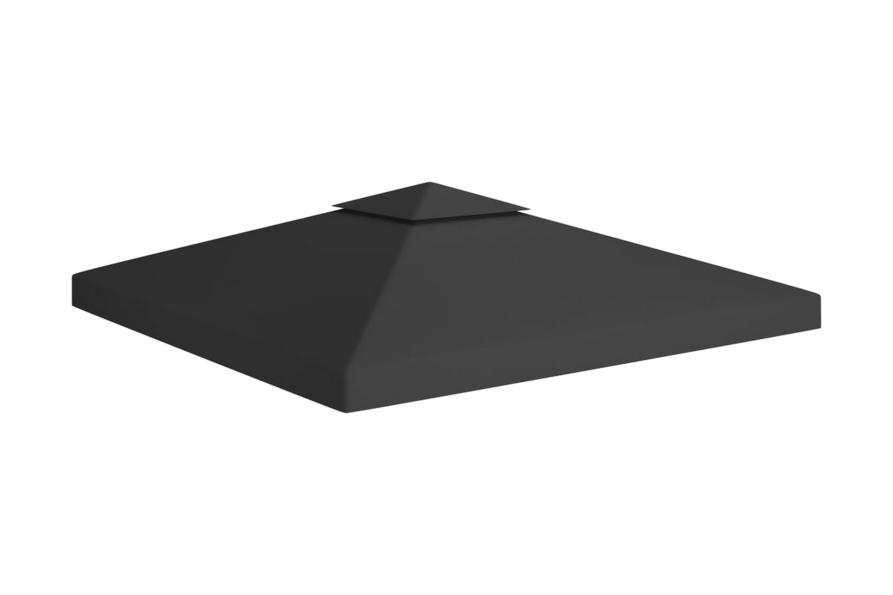 Paviljongtak med ventilering 310 g/mÃ‚Â² 3×3 m svart – Svart