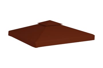 Paviljongtak med ventilering 310 g/m² 3x3 m terrakotta