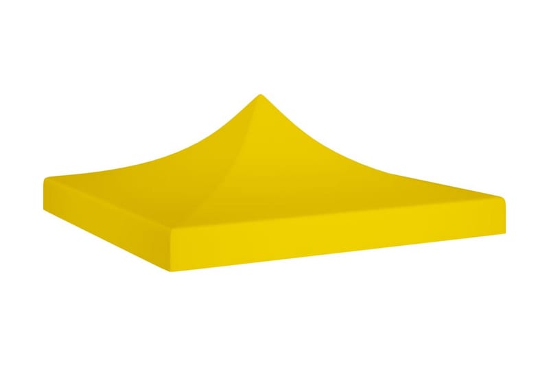 Tak till partytält 3x3 m gul 270 g/m² - Gul - Utemöbler - Solskydd - Paviljonger - Paviljongtak