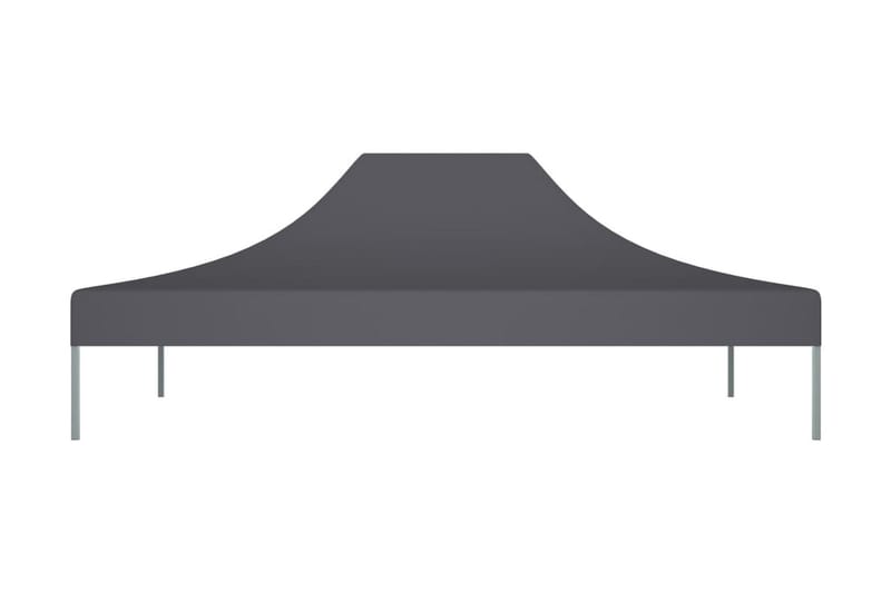 Tak till partytält 4,5x3 m antracit 270 g/m² - Grå - Utemöbler - Solskydd - Paviljonger - Paviljongtak