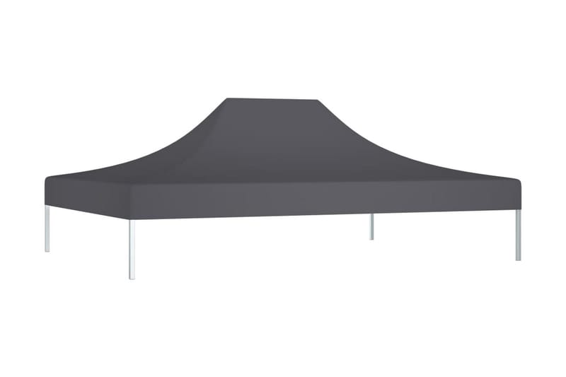 Tak till partytält 4,5x3 m antracit 270 g/m² - Grå - Utemöbler - Solskydd - Paviljonger - Paviljongtak