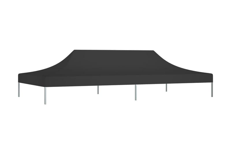 Tak till partytält 6x3 m svart 270 g/m² - Svart - Utemöbler - Solskydd - Paviljonger - Paviljongtak