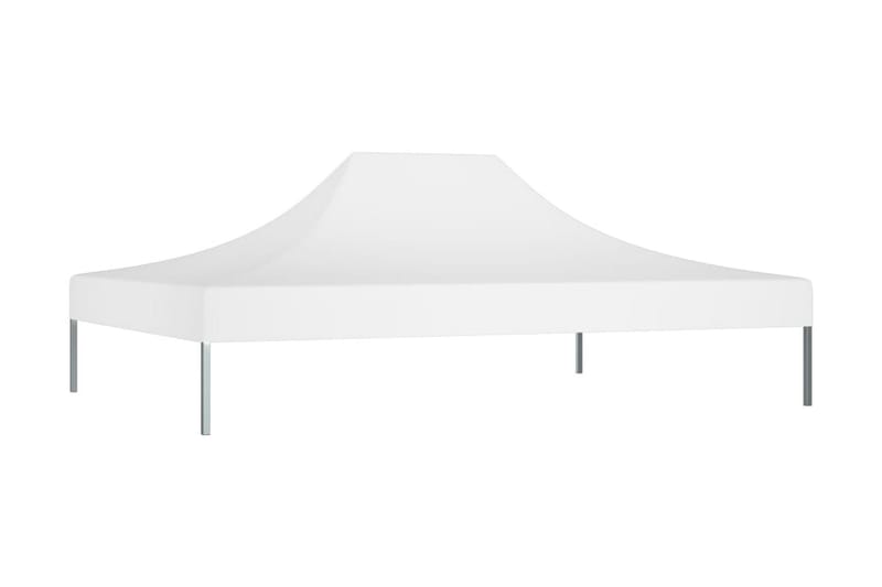 Tak till partytält 4,5x3 m vit 270 g/m² - Vit - Utemöbler - Solskydd - Paviljonger - Paviljongtak