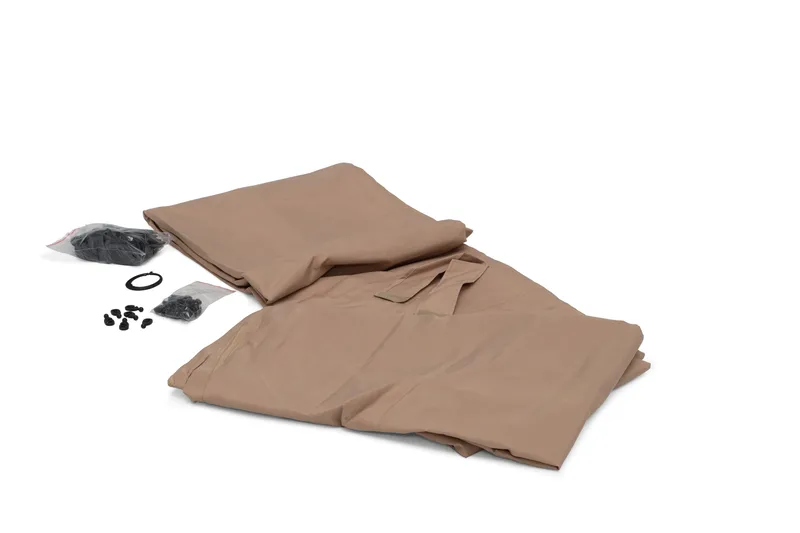 Paviljongväggar Hillerstorp Luxor 300 x 300 cm - Beige - Utemöbler - Solskydd - Paviljonger - Paviljongväggar