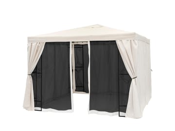 Hillerstorp Myggnät till Paviljong de Luxe 3x3 m - Beige - Utemöbler - Solskydd - Paviljonger - Paviljongväggar