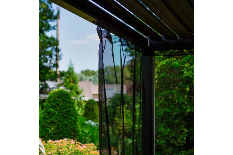 Myggnät till Paviljong Mirador 4 st Svart - Utemöbler - Solskydd - Paviljonger - Paviljongväggar