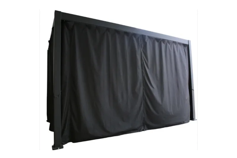 Sidoväggar till Paviljong Mirador 300x400 cm 4 st Svart - Utemöbler - Solskydd - Paviljonger - Paviljongväggar