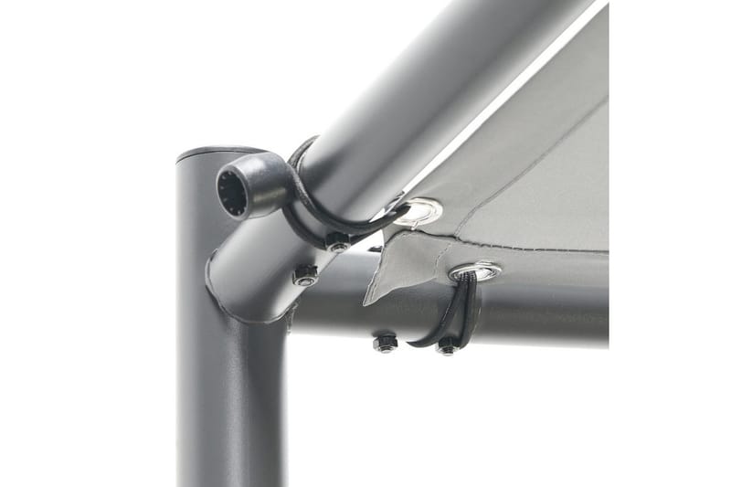 Trädgårdspergola Vimino - Grå - Utemöbler - Solskydd - Paviljonger - Komplett paviljong