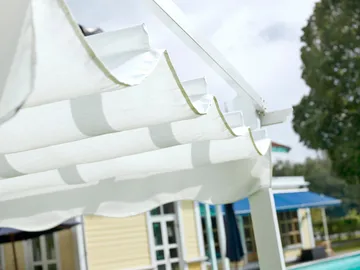 Hillerstorp Skanör Pergolatak 300 x 400 cm - Vit - Utemöbler - Solskydd - Pergola