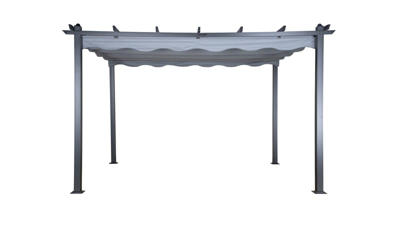 Lazio Pergola 295x395 cm - Svart/Grå - Utemöbler - Solskydd - Pergola