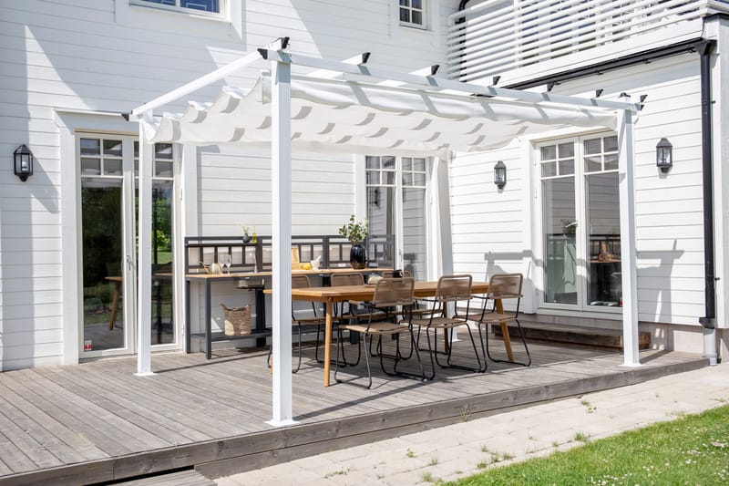 LAZIO Pergola 348 cm Vit - Venture Home - Pergola