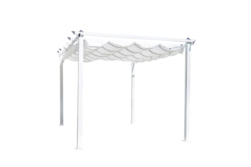 Lazio Pergola 348 cm - Vit - Utemöbler - Solskydd - Pergola