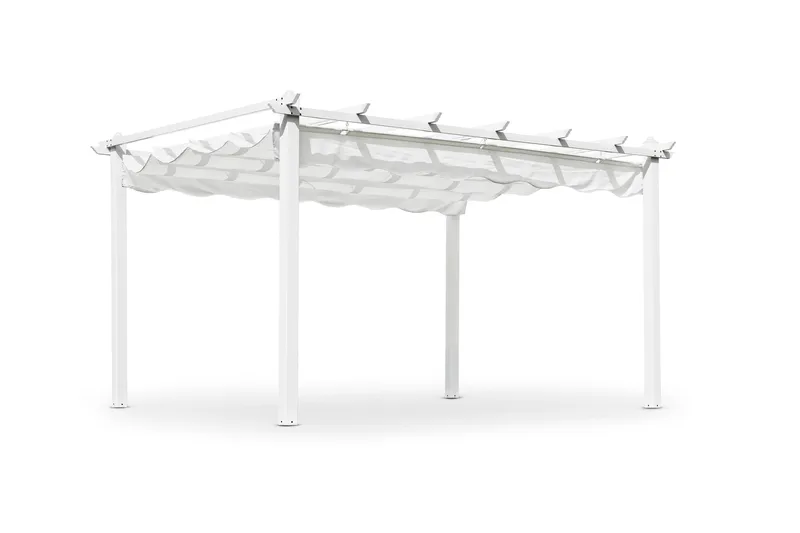 Pergola Hillerstorp Skanör 300 x 400 cm - Vit - Utemöbler - Solskydd - Pergola