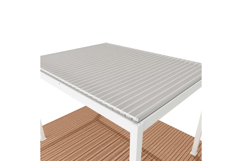 Pergola Motordrivet 3x4 m - Utemöbler - Solskydd - Pergola