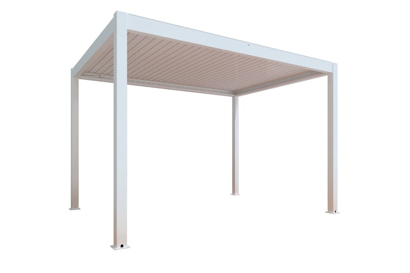 Pergola Motordrivet 3x4 m - Utemöbler - Solskydd - Pergola