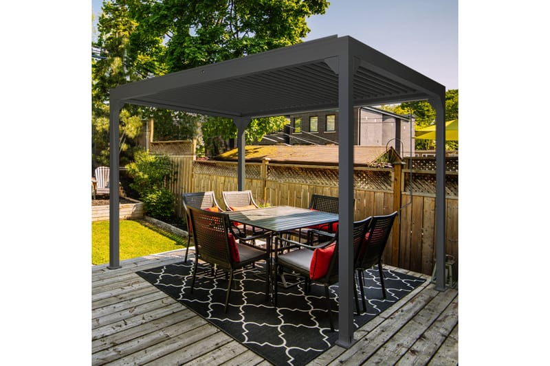 Pergola Premium Öppningsbara lameller - Utemöbler - Solskydd - Pergola