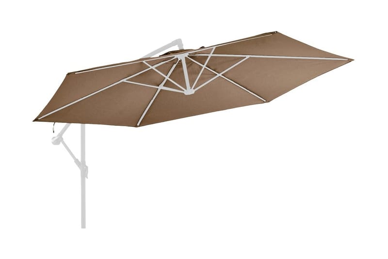Reservtyg för frihängande parasoll taupe 350 cm - Parasoll