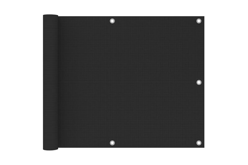 Balkongskärm antracit 75x300 cm HDPE - Antracit - Utemöbler - Solskydd - Skärmskydd & vindskydd