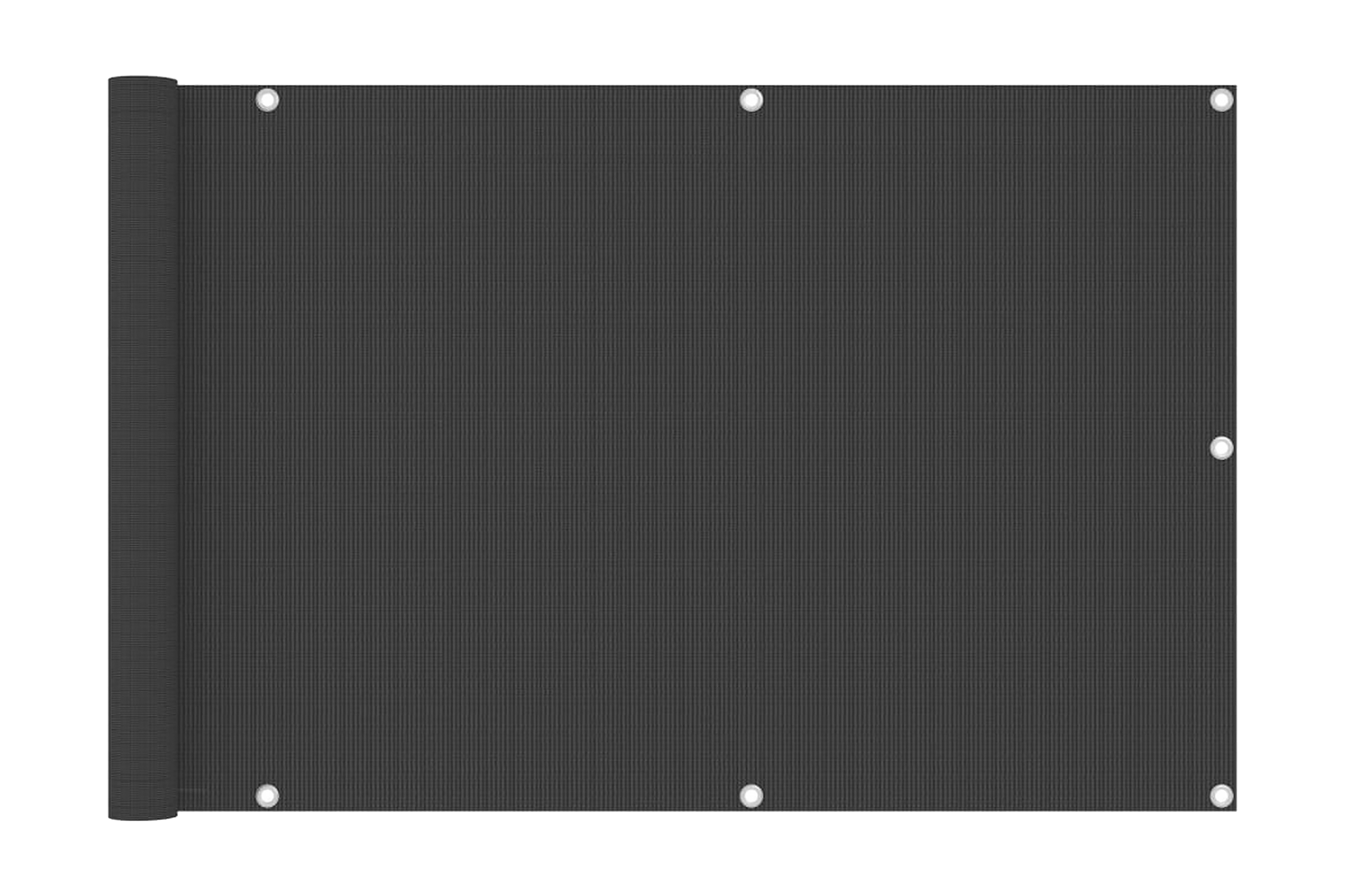 Balkongskärm antracit 90×500 cm HDPE – Antracit