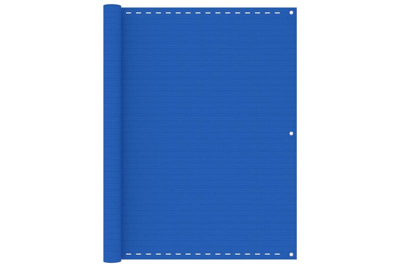 Balkongskärm blå 120x500 cm HDPE - Blå - Utemöbler - Solskydd - Skärmskydd & vindskydd