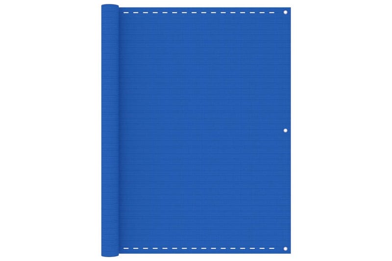 Balkongskärm blå 120x500 cm HDPE - Blå - Skärmskydd & vindskydd