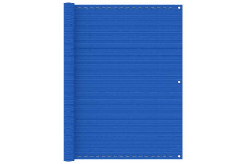 Balkongskärm blå 120x600 cm HDPE - Blå - Skärmskydd & vindskydd