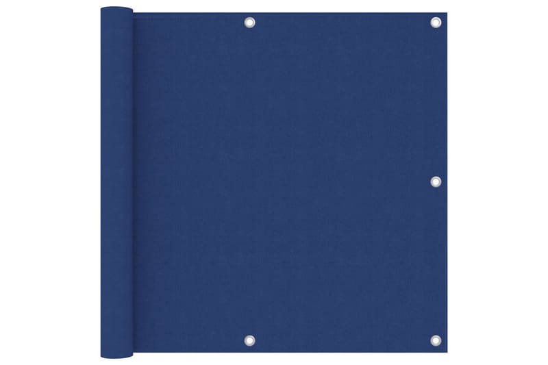 Balkongskärm blå 90x300 cm oxfordtyg - Blå - Skärmskydd & vindskydd