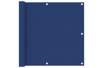 Balkongskärm blå 90x500 cm oxfordtyg