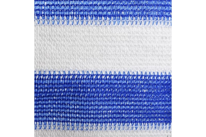 Balkongskärm blå och vit 120x500 cm HDPE - Flerfärgad - Skärmskydd & vindskydd