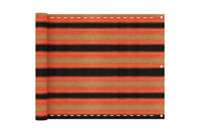 Balkongskärm flerfärgad 75x500 cm HDPE - Flerfärgad - Utemöbler - Solskydd - Skärmskydd & vindskydd