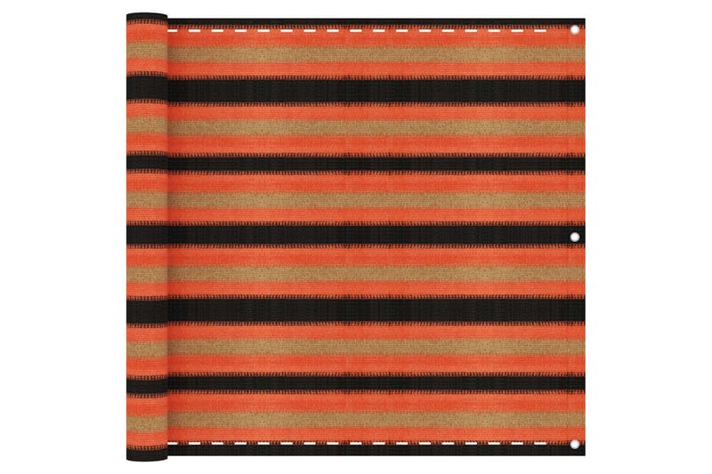 Balkongskärm flerfärgad 90x500 cm HDPE - Flerfärgad - Utemöbler - Solskydd - Skärmskydd & vindskydd